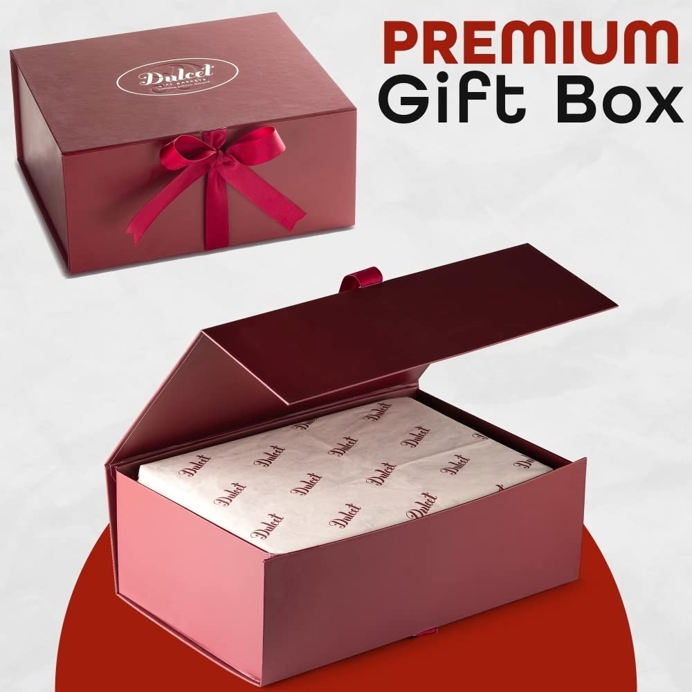 Premium Birthday Gift Baskets & Anniversary Food Towers - Luxury Gourmet Gift Boxes for Women, Men, Parents, Friends & Family | Perfect for Weddings, Holidays & Special Occasions | Dulcet Gift Baskets Collection