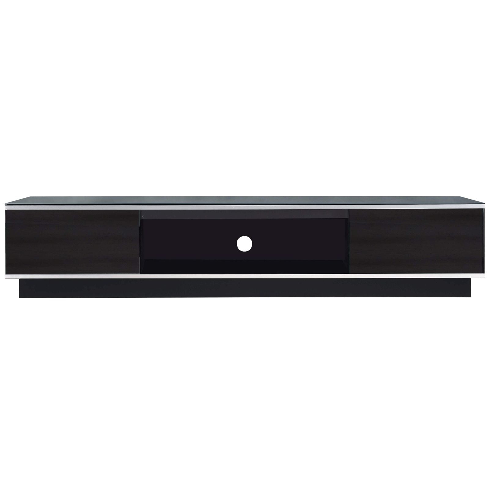 Tauris™ RIO2200LL Black TV Stand Entertainment Center - Modern Media Console for Living Room, Home Theater & Gaming Setup
