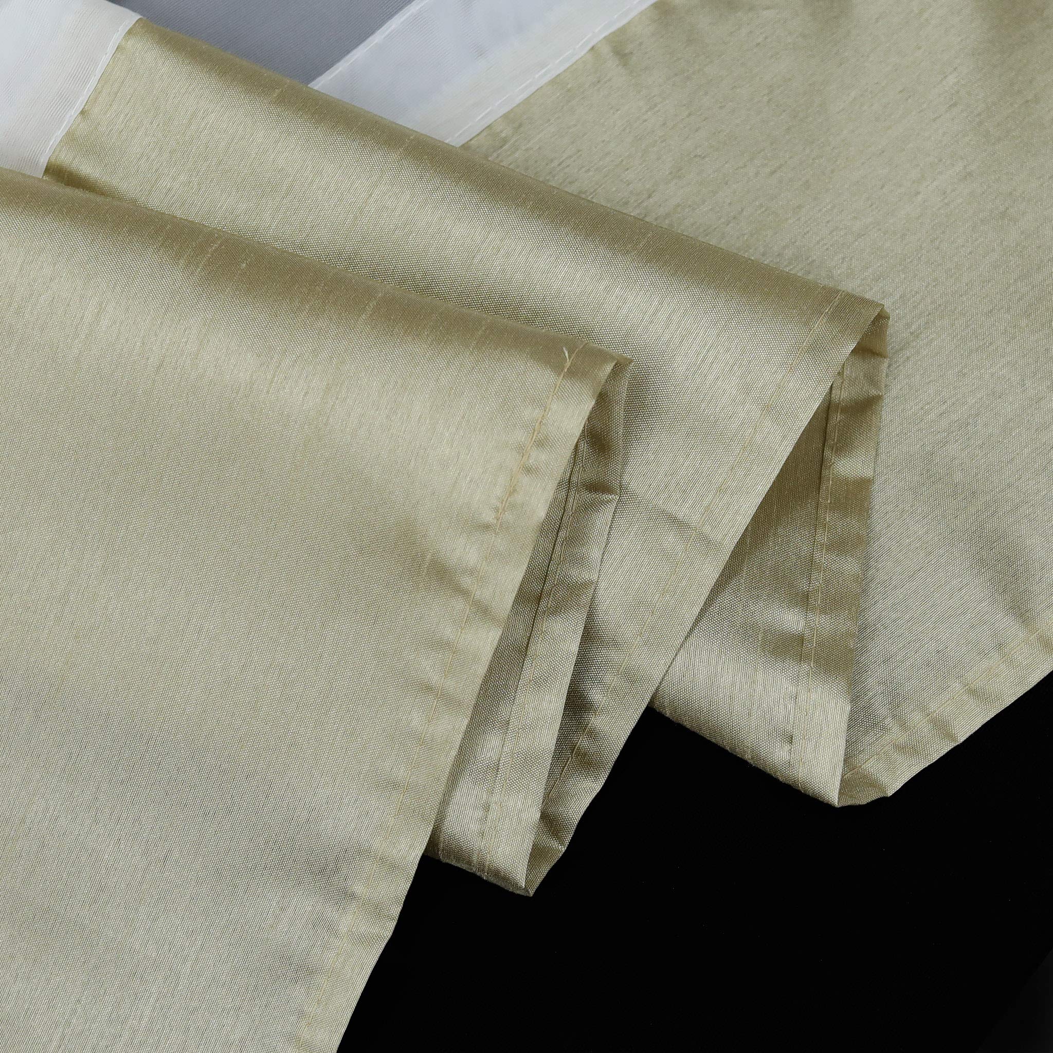 Voile Window Curtain V-Hook Roman Shades - Light Filtering Kitchen, Bedroom & Bathroom Drapes - Liftable Brown Sheer Panel (23x61 Inches) - Perfect for Privacy & Soft Natural Light in Living Spaces