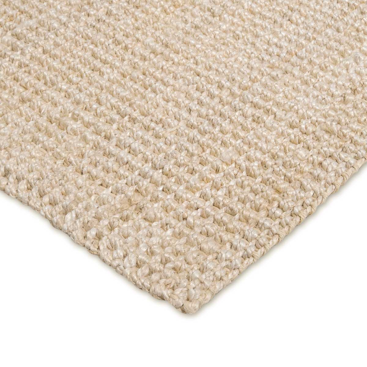 Kapoho Chunky Jute Rug - Natural Handwoven Eco-Friendly Area Rug for Living Room, Bedroom, or Outdoor Patio Decor