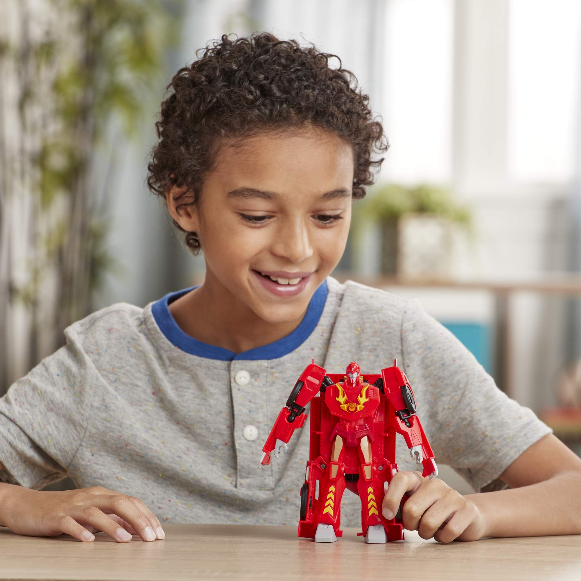 Transformers Cyberverse Ultra Hot Rod Action Figure – Collectible Robot Toy for Kids & Adults – Perfect for Display, Play & Gifting