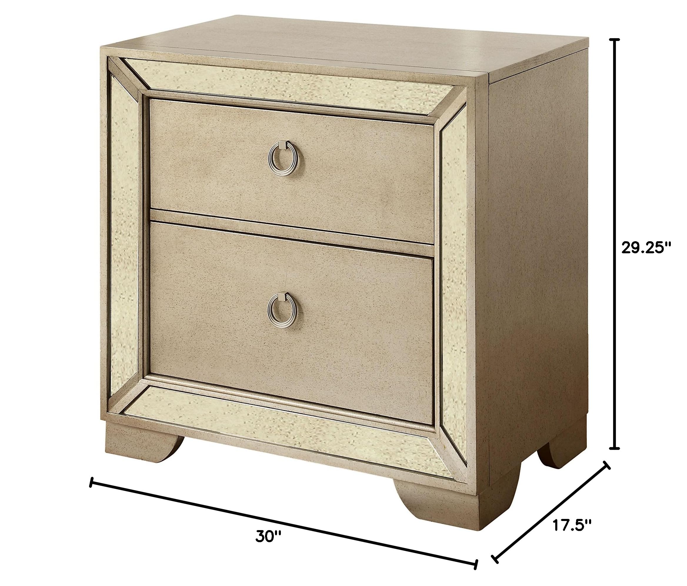 Furniture of America Hanson Modern Accent Chair - Gold Upholstered Living Room Seating for Home, Office & Lounge Decor