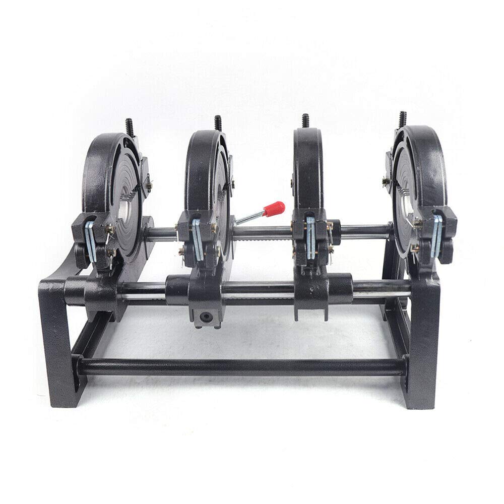 2.5''-6.3'' Electric Pipe Butt Fusion Welder for PE PP PB PVDF HDPE PVC Pipes - Heavy Duty Welding Machine with 4 Clamps - Perfect for Plumbing, Irrigation & Industrial Pipe Installation Projects