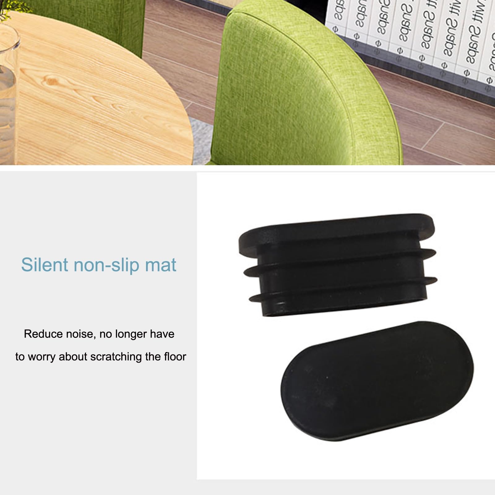 Nordic Style Reception Negotiation Table Set with 4 Chairs - Modern Office Meeting Room Furniture for Small Conference & Business Negotiations - Perfect for Corporate Offices, Meeting Rooms and Professional Workspaces