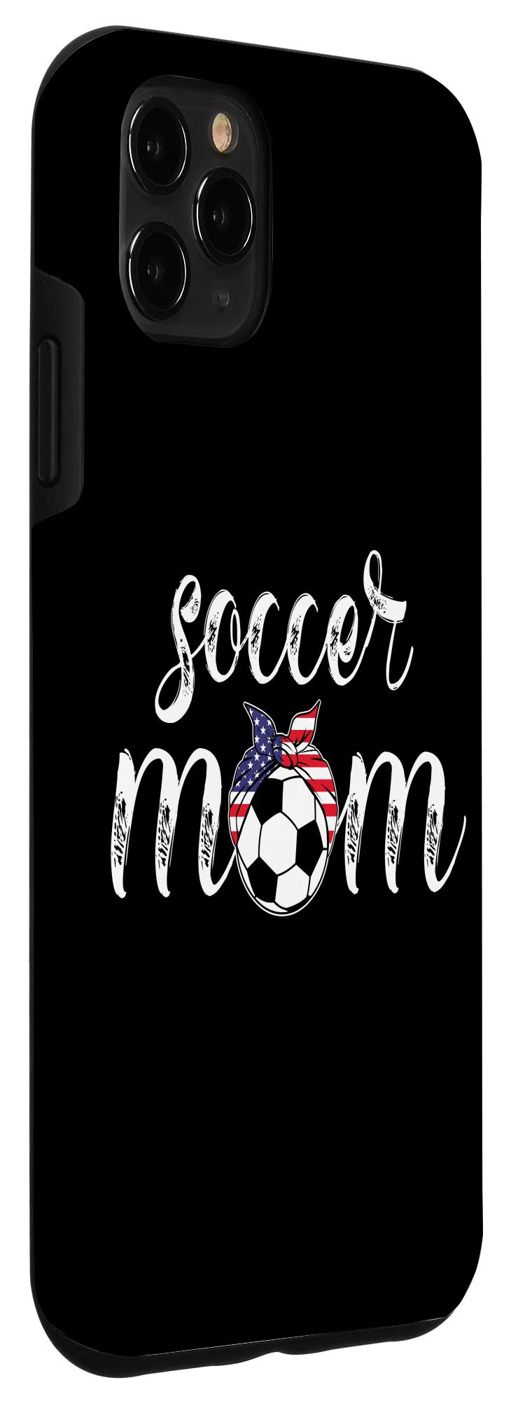 iPhone 11 Pro Max Soccer Mom Case - Perfect Gift for Women's Soccer Player Moms | Show Team Spirit at Games & Daily Use