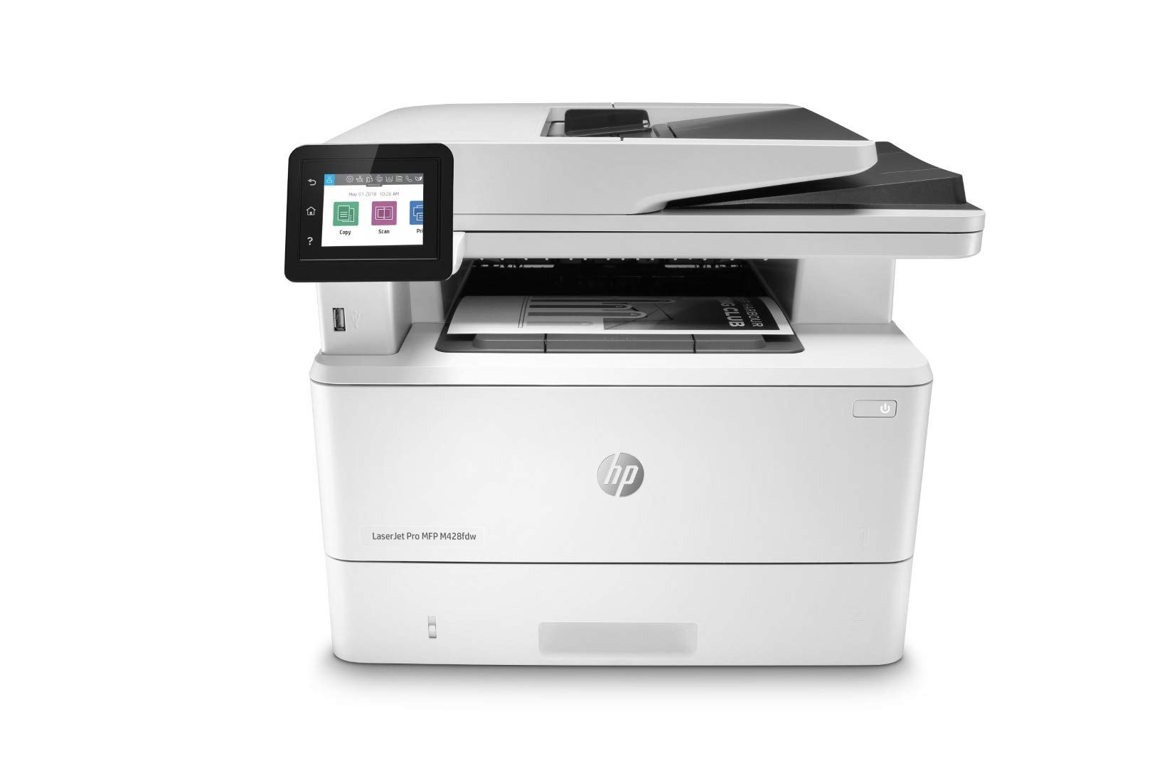 HP LaserJet Pro M428fdw Wireless All-in-One Laser Printer with Fax, Copy, Scan - Fast Printing, Mobile Printing (Renewed) - Perfect for Home Office & Small Business