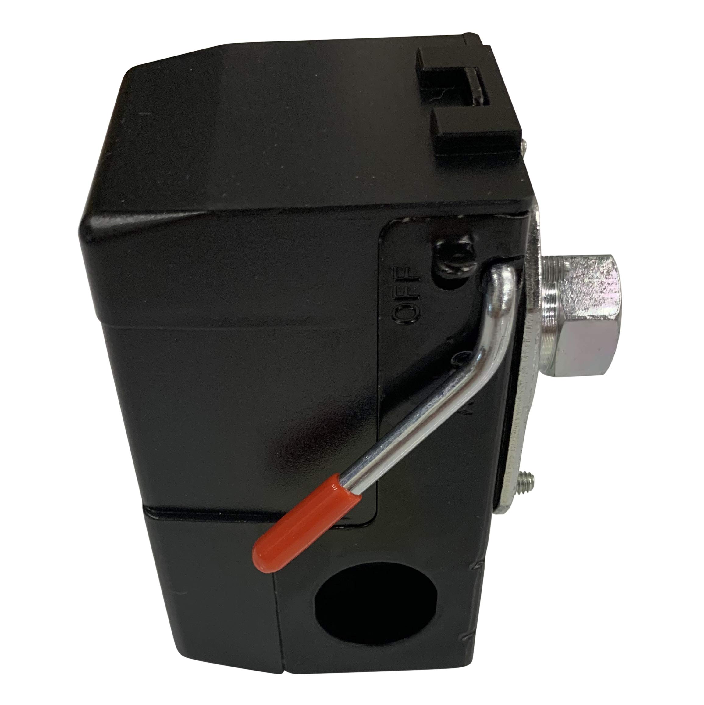 LEFOO Heavy Duty 26 AMP Air Compressor Pressure Switch Control 140-175 PSI, 1 Port - Ideal for Industrial, Automotive & Home Workshop Use