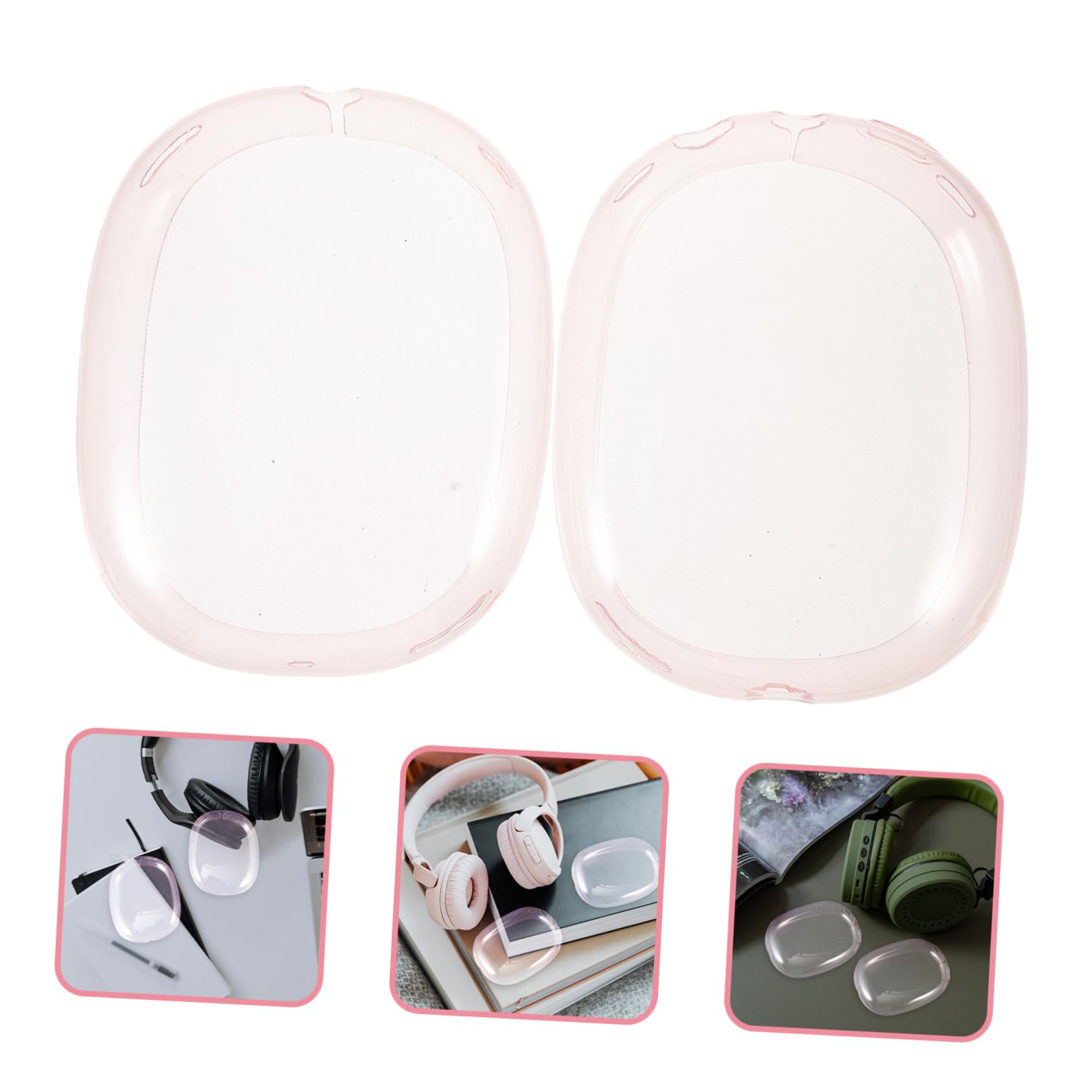 HEMOTON Protective Ear Pad Cover Case - Lightweight & Portable Ear Cushion Protector for Headphones - Perfect for Travel, Workouts, and Daily Use