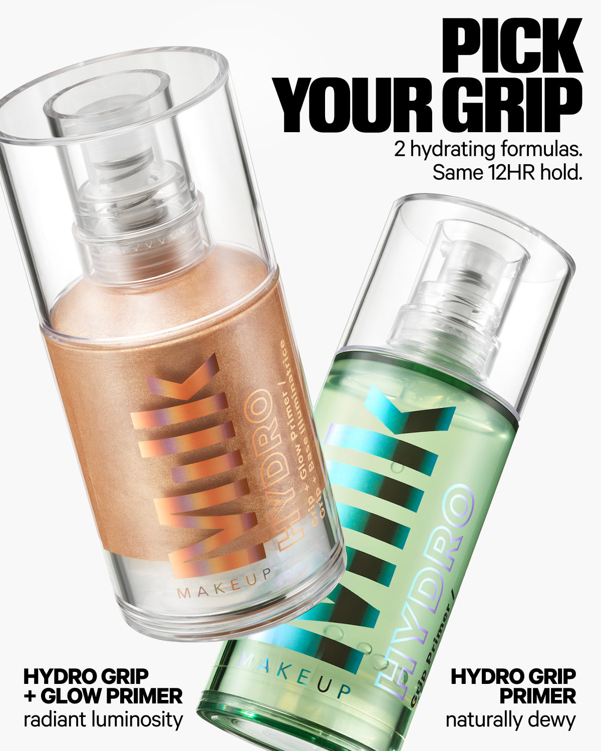 Hydro Grip + Glow Primer - Hydrating Makeup Primer with Dewy Finish | Perfect for Dry Skin & Long-Lasting Makeup | Ideal for Daily Wear, Special Occasions & Photo Shoots