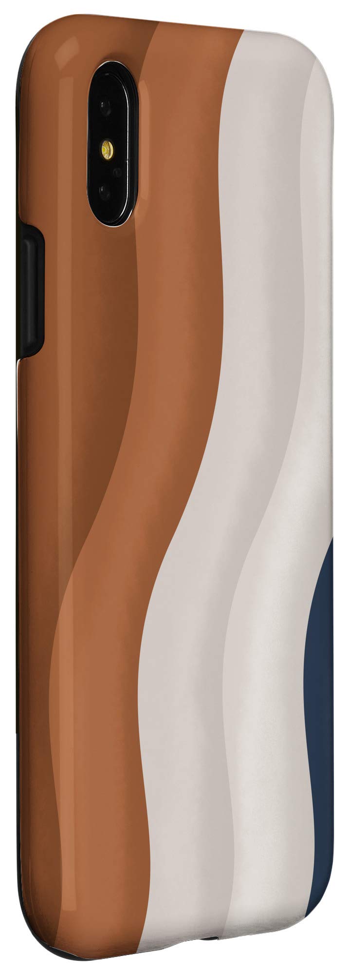 iPhone X/XS Minimalist Blush Pink Abstract Neutral Sand Waves Phone Case - Stylish & Protective Cover for Everyday Use, Travel, and Work