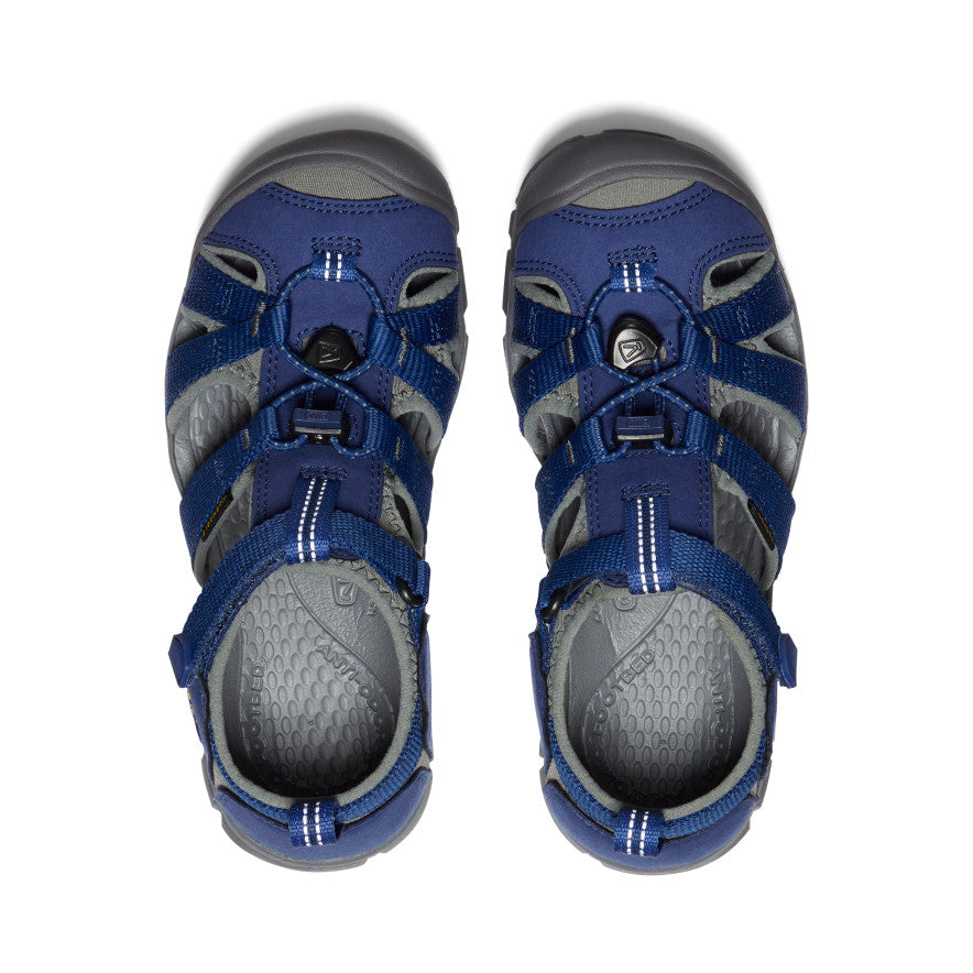 Seacamp II CNX Big Kids' Water Shoes - Blue Depths/Gargoyle | Lightweight & Quick-Dry for Beach, Pool & Water Sports