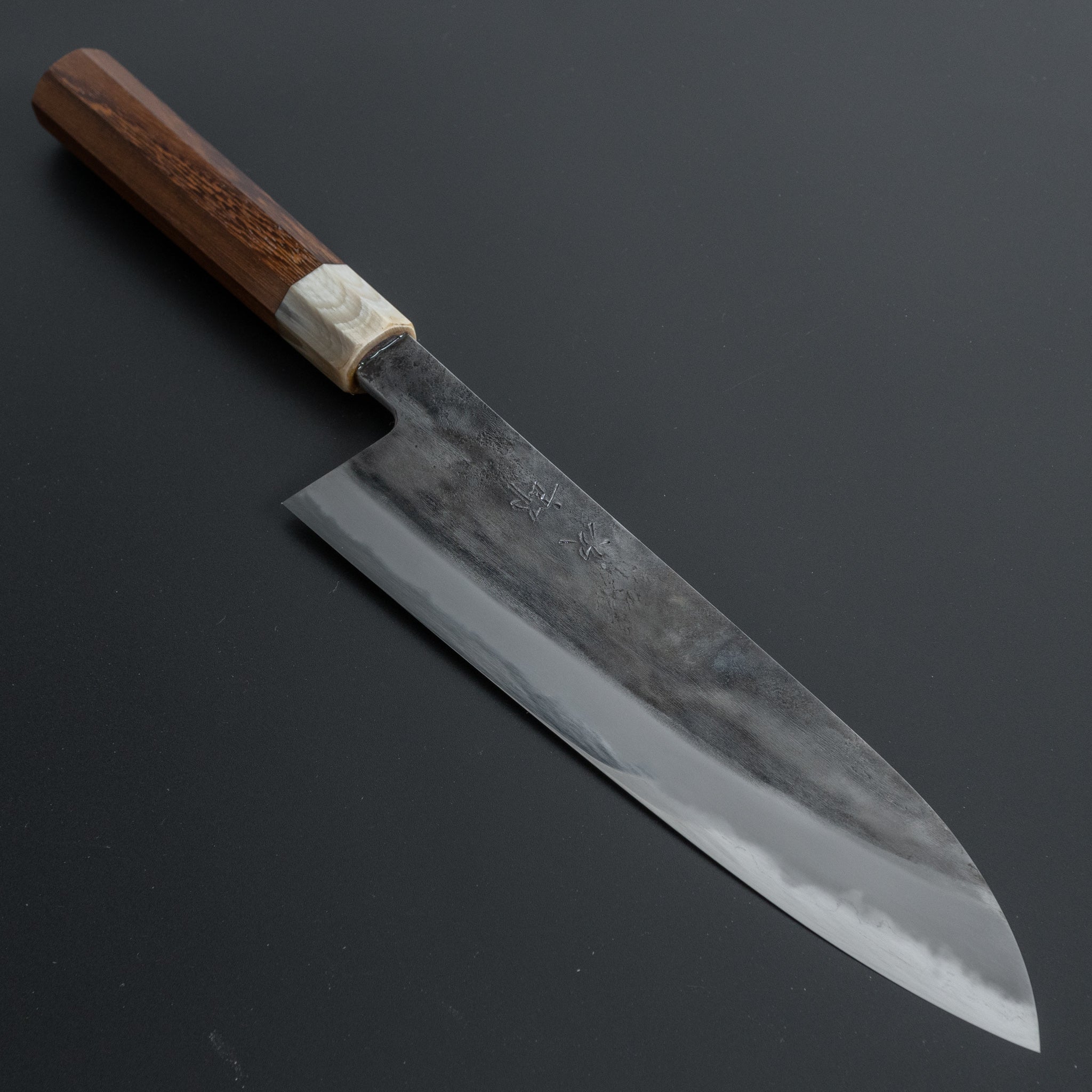 Premium Jiro Tsuchime Wa Gyuto 225mm Japanese Chef Knife with Taihei Tagayasan Handle (#283) - Perfect for Sushi, Meat Slicing & Professional Kitchen Use