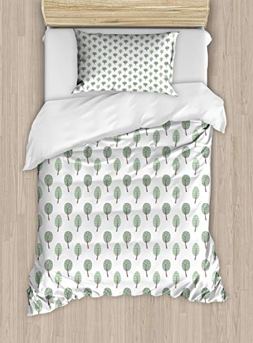 Pale Green and Brown