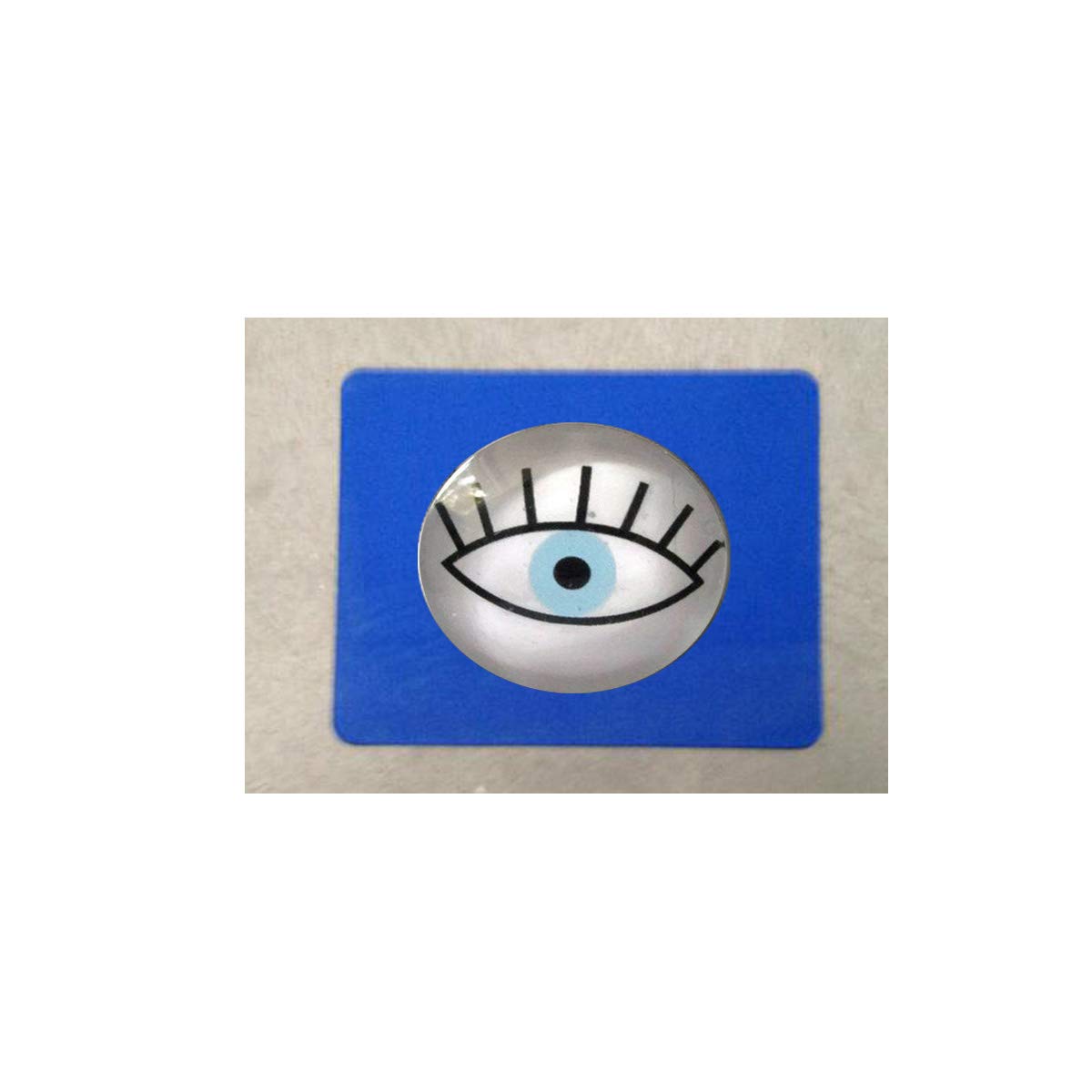 Adjustable Evil Eye Eyelashes Jewelry - Blue Handmade Minimalist Mouse Pad for Office & Home Decor