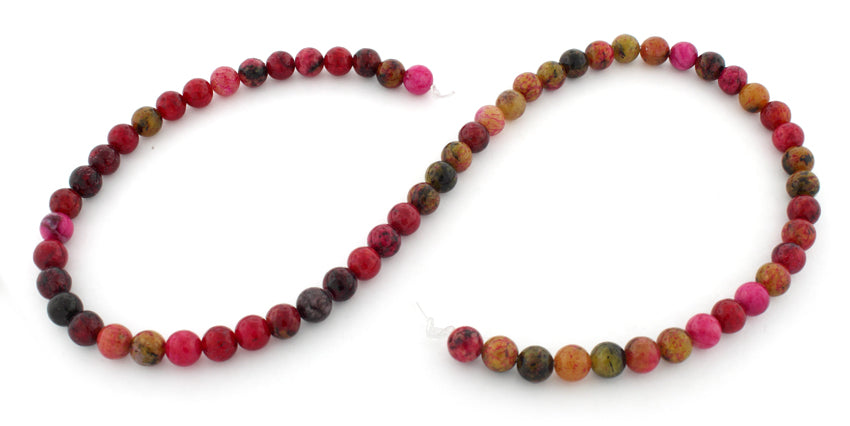 6mm Red Turtle Jasper Gemstone Beads for Jewelry Making - Natural Healing Stone Beads for Bracelets, Necklaces & DIY Crafts - Spiritual Energy & Grounding Crystal Beads