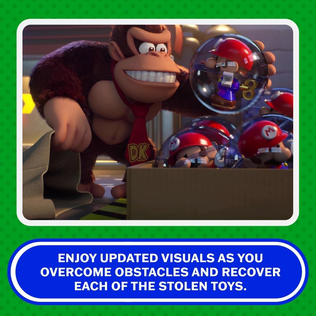 Mario vs Donkey Kong - Nintendo Switch Game (UK PAL Version) - Fun Adventure Game for Family Game Night & Party Entertainment