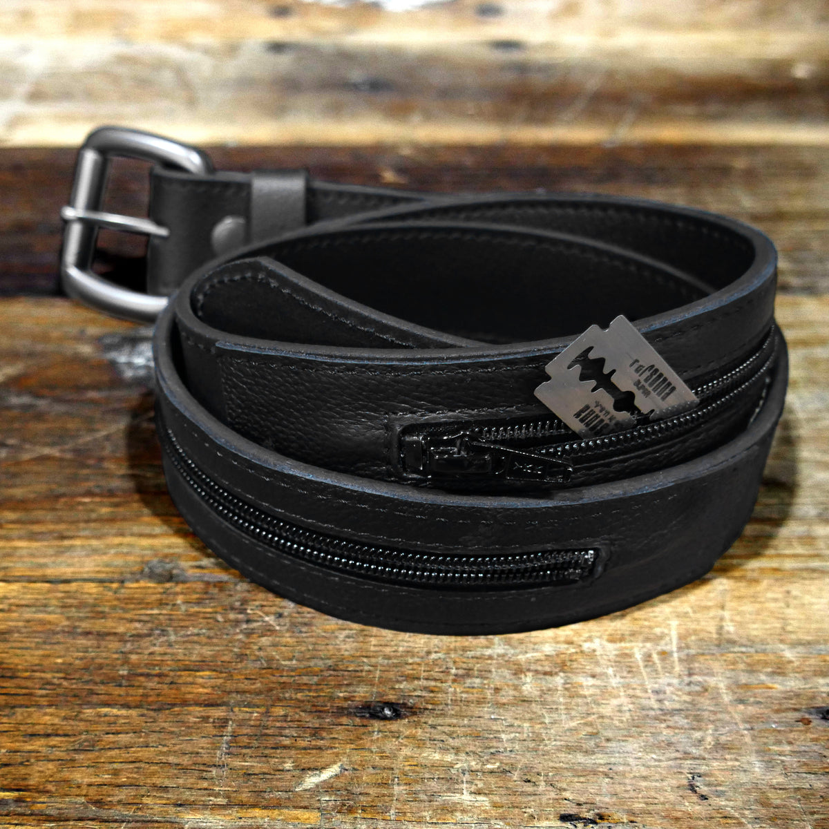 Eagle Leather Money Belt - Secure Travel Wallet for Men & Women - RFID Blocking, Anti-Theft Waist Pouch for Vacation, Hiking, and Daily Use