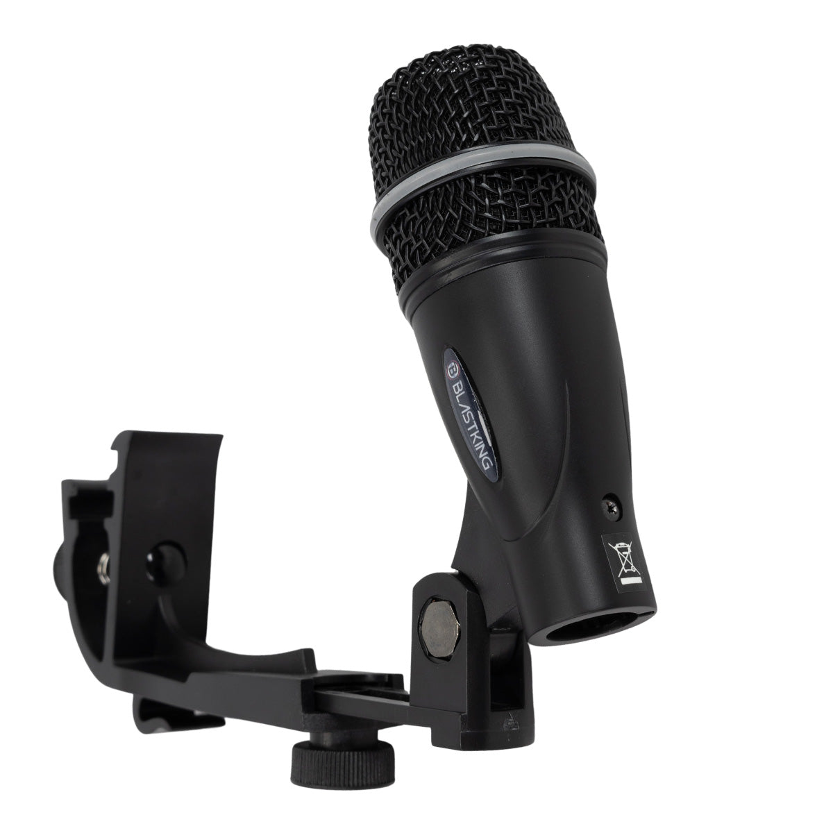 Blastking MHDK7 7-Piece Professional Drum Microphone Kit for Live Performances & Studio Recording - Complete Drum Mic Set with Clips & Stands