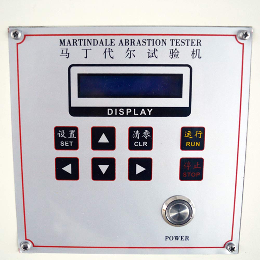 TECHTONGDA Martindale Abrasion Tester - 4-Station Fabric Pilling & Fluff Testing Machine for Textile Quality Control | Ideal for Clothing, Upholstery & Material Durability Testing
