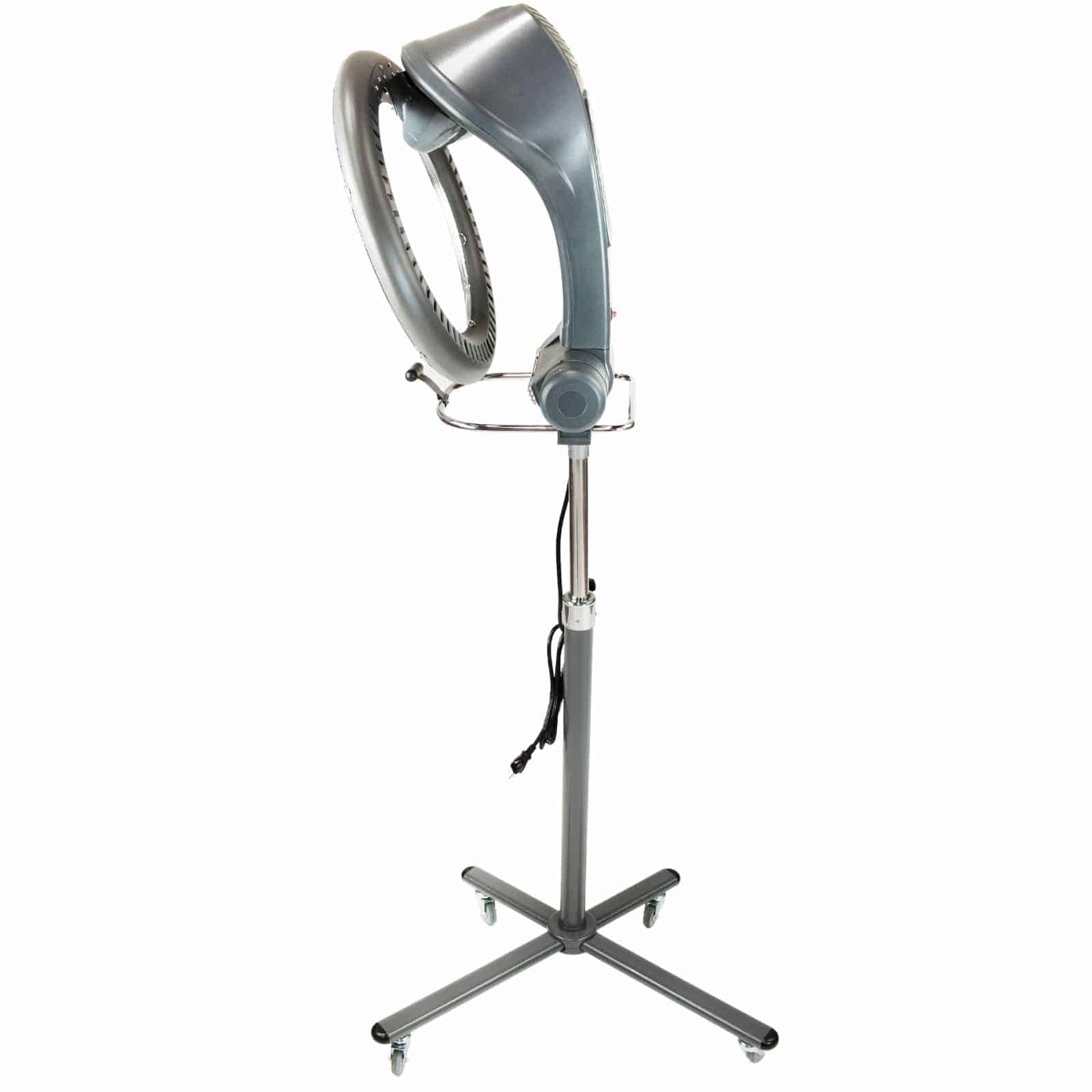 Futura Orbiting Halo Hair Color Processor & Dryer Accelerator with Rolling Base - Professional Salon Hair Treatment Equipment for Faster Processing & Drying
