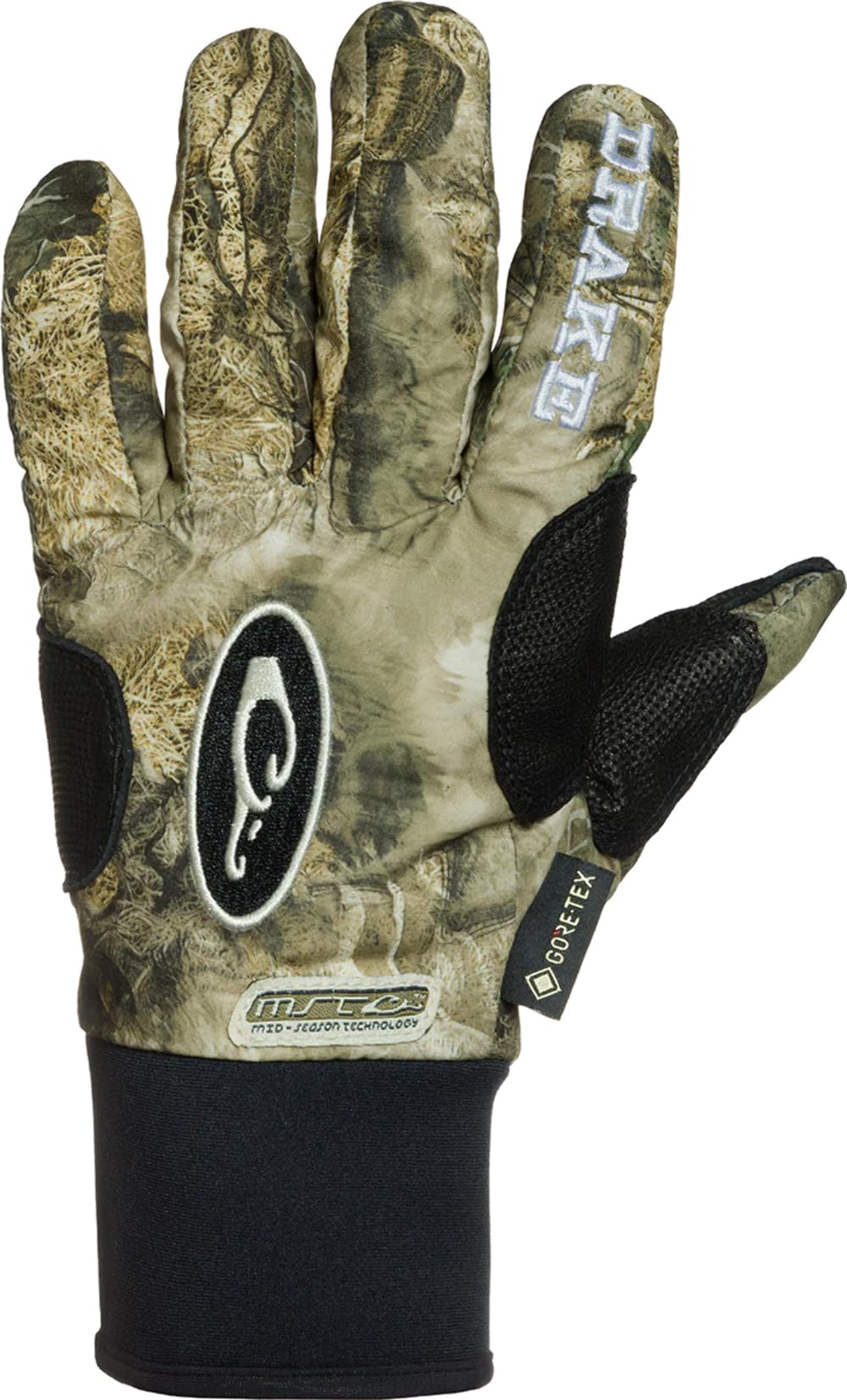 Drake Waterfowl MST Refuge Gore-Tex Hunting Gloves - Mossy Oak Terra Bayou Camo Pattern - Waterproof & Windproof - Small Size - Ideal for Duck Hunting, Waterfowl Hunting & Outdoor Adventures