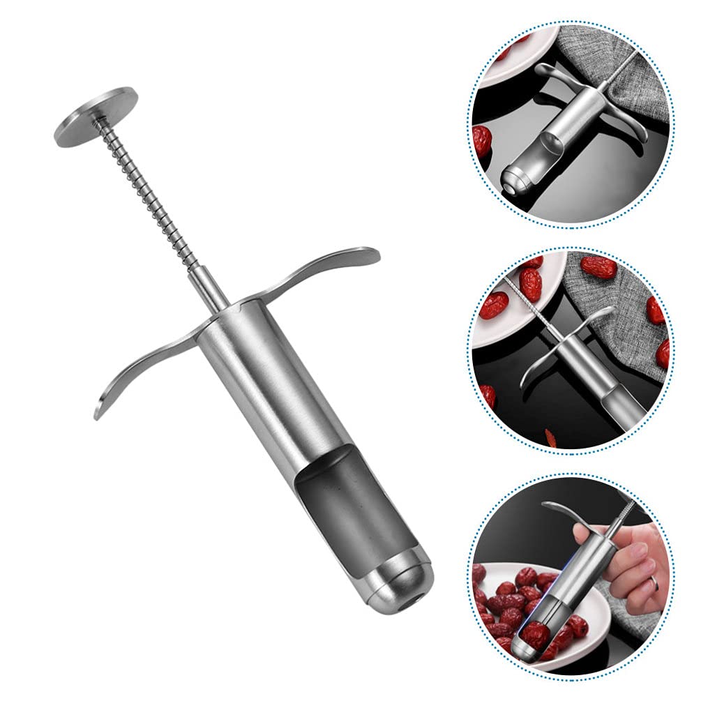 Stainless Steel Multi-Function Fruit Corer Tool - Pumpkin, Jujube, Cherry & Watermelon Pitter - Kitchen Gadget for Easy Fruit Pitting & Vegetable Coring | Perfect for Baking, Cooking & Meal Prep