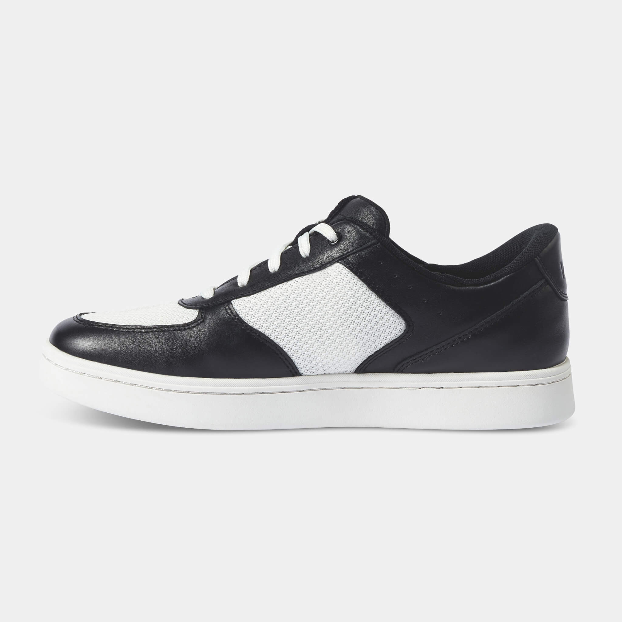Men's Oslo Sneakers - Black & White Casual Shoes for Walking, Running & Everyday Wear | Comfortable & Stylish Footwear for Men