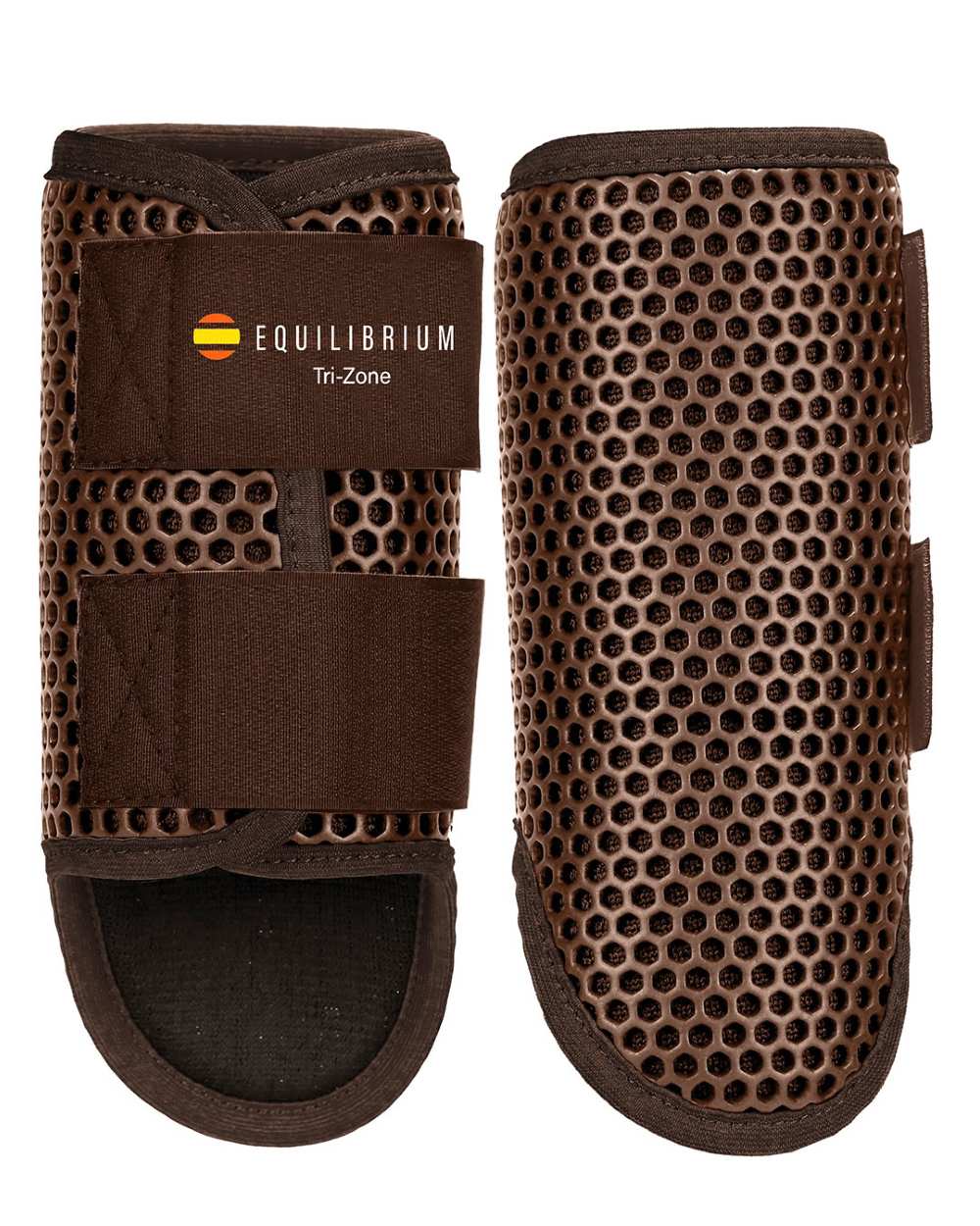 Equilibrium Tri Zone Brushing Boots for Horses - Breathable & Protective Horse Boots for Riding, Training & Stable Use - Perfect for Dressage, Jumping & Everyday Care