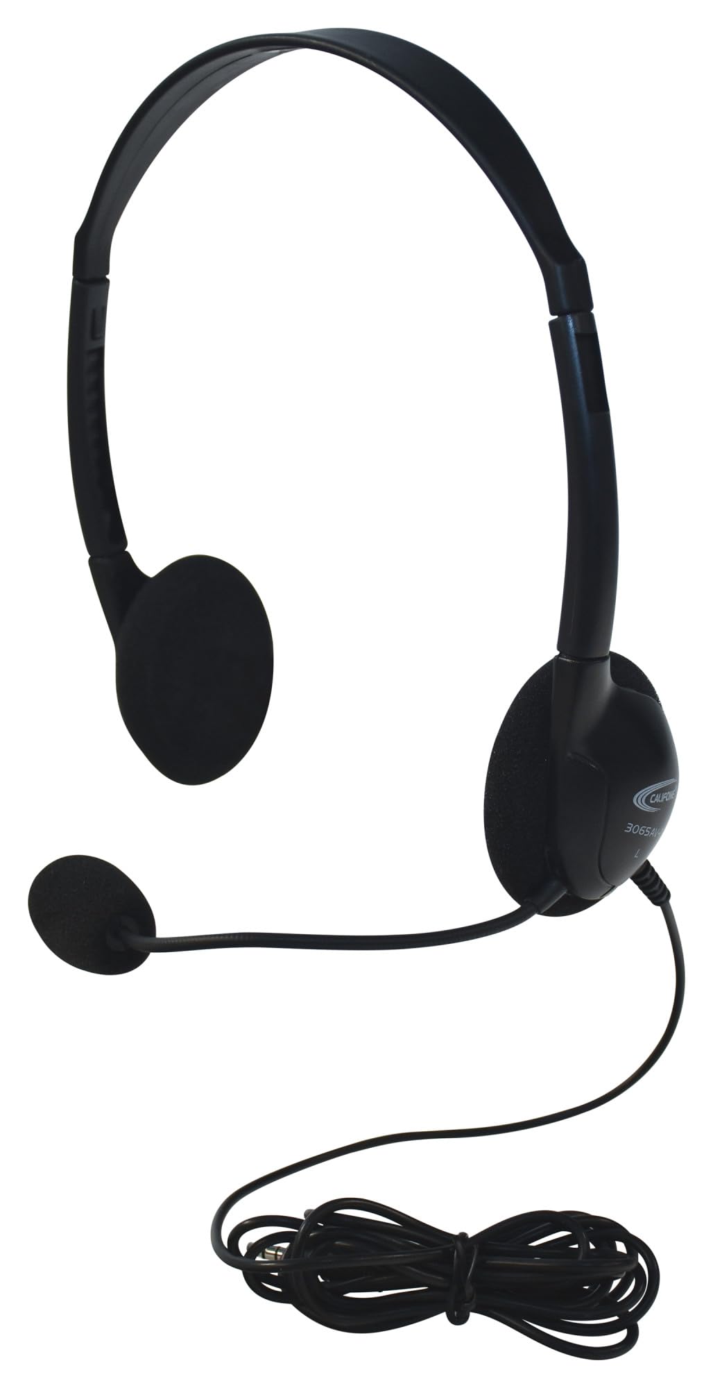 Califone 3065AVT Lightweight Stereo Headphones for Students - Adjustable Headband, Durable Recessed Wiring, 3.5mm Plug - Perfect for Classroom Learning, Online Education & Multimedia Use