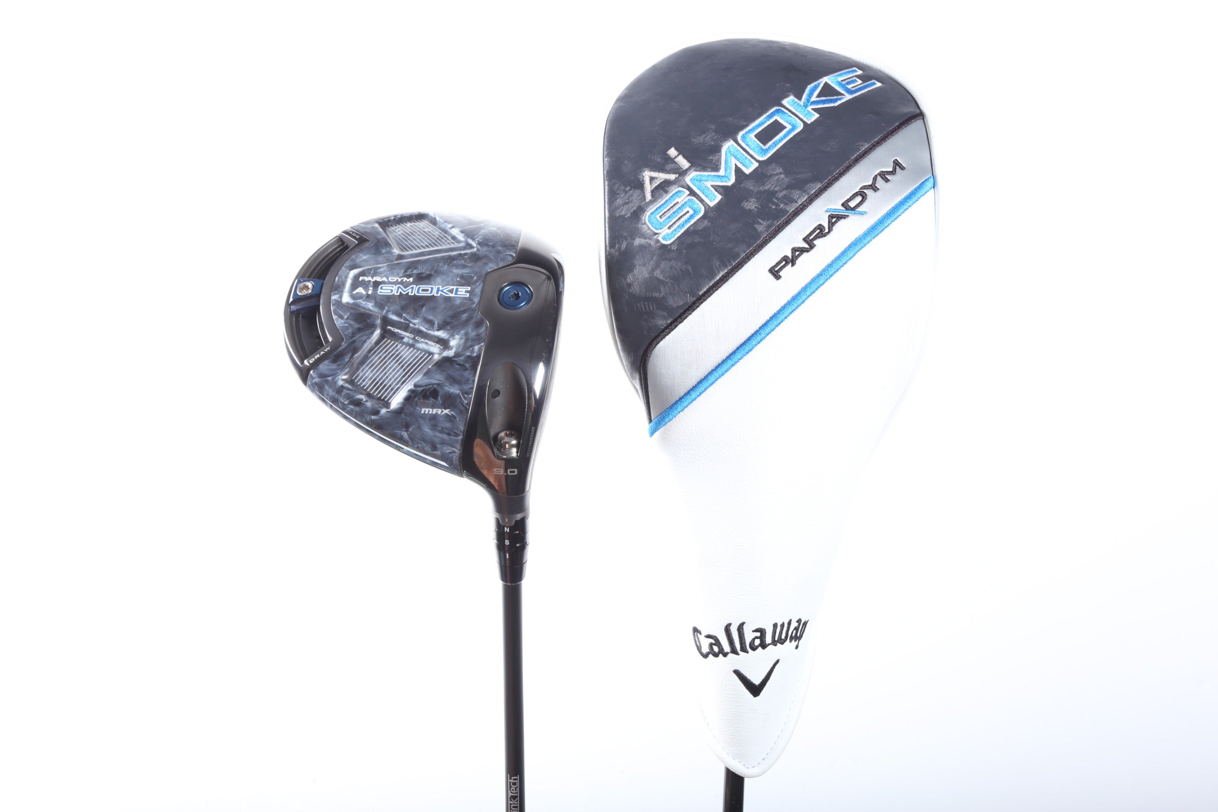 Used Callaway Paradym Ai Smoke MAX Driver 9° Regular Flex Mitsubishi Tensei Blue AV Right Handed - Perfect for Golfers Seeking Distance & Forgiveness on the Course