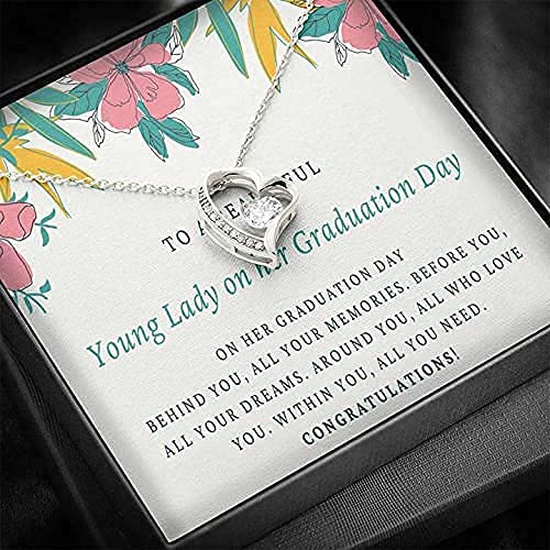 Graduation Necklace for Women - Unique & Sentimental Graduation Gift for High School Teenage Girls - Elegant Jewelry for Birthday, Christmas, Anniversary - Perfect for Ceremonies, Parties & Special Occasions