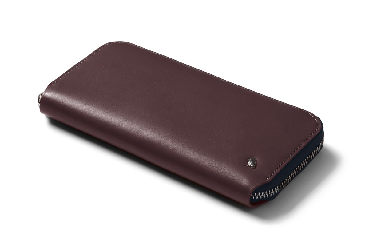 Bellroy Folio Premium Leather Wallet with Zipper Closure - Slim RFID Blocking Bifold Wallet for Men & Women - Perfect for Travel, Business & Everyday Carry