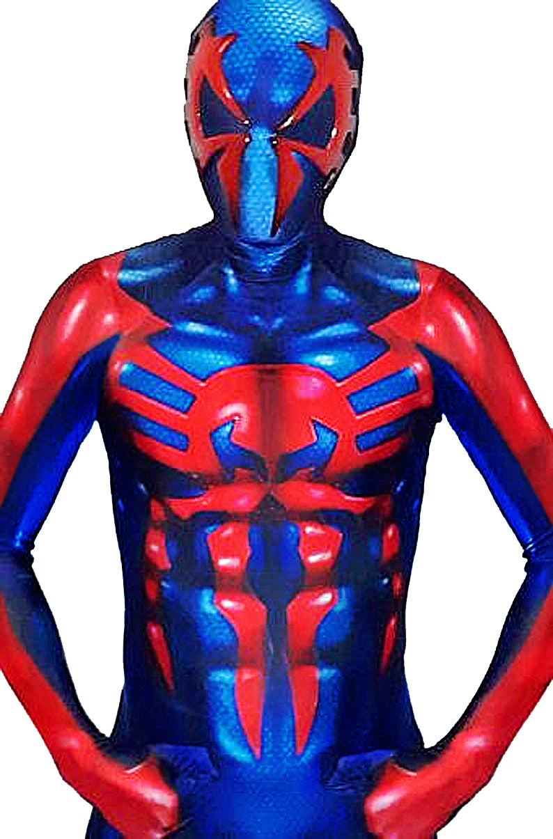 Spider-Man 2099 Costume for Men & Boys - Premium Cosplay Suit with Mask - Halloween, Comic Con & Cosplay Events - Marvel Superhero Outfit
