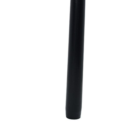 Bulk Jeco 10 Inch Black Taper Candles - 144pcs/Case for Weddings, Church, Restaurants & Home Decor