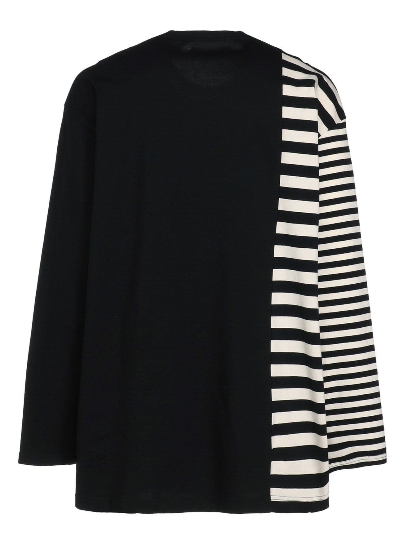 Soft Cotton Jersey Fused Stripe Layered Long Sleeve T-Shirt for Men & Women | Casual Wear, Layering, Everyday Comfort