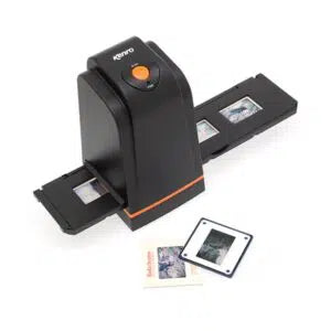 Kenro KNSC202 USB Film and Slide Scanner - Convert 35mm Negatives & Slides to Digital - Perfect for Archiving Old Photos, Digitizing Family Memories, and Photography Projects
