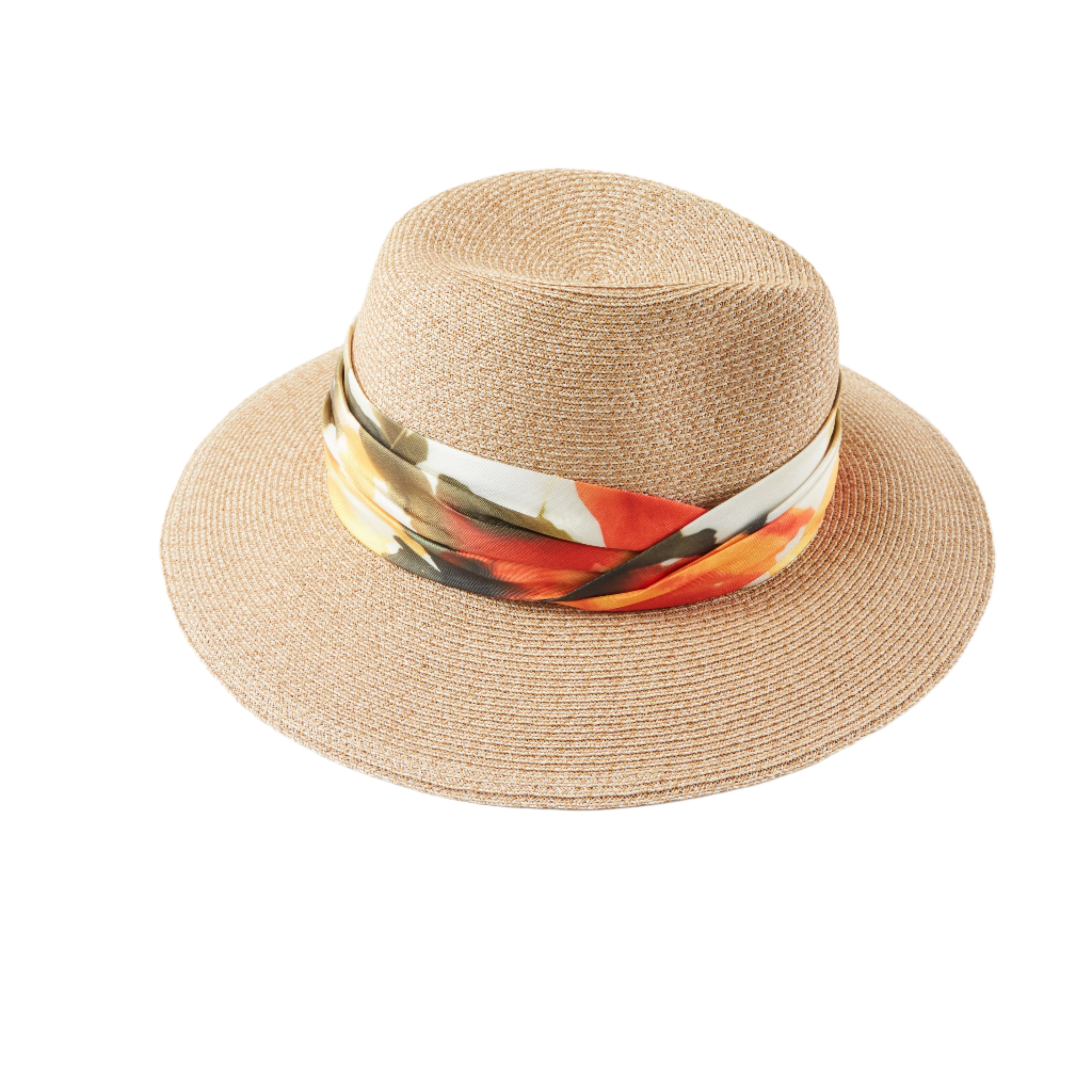 Courtney Toyo Packable Fedora Hat for Women - Stylish Foldable Sun Hat for Travel, Beach & Outdoor Activities