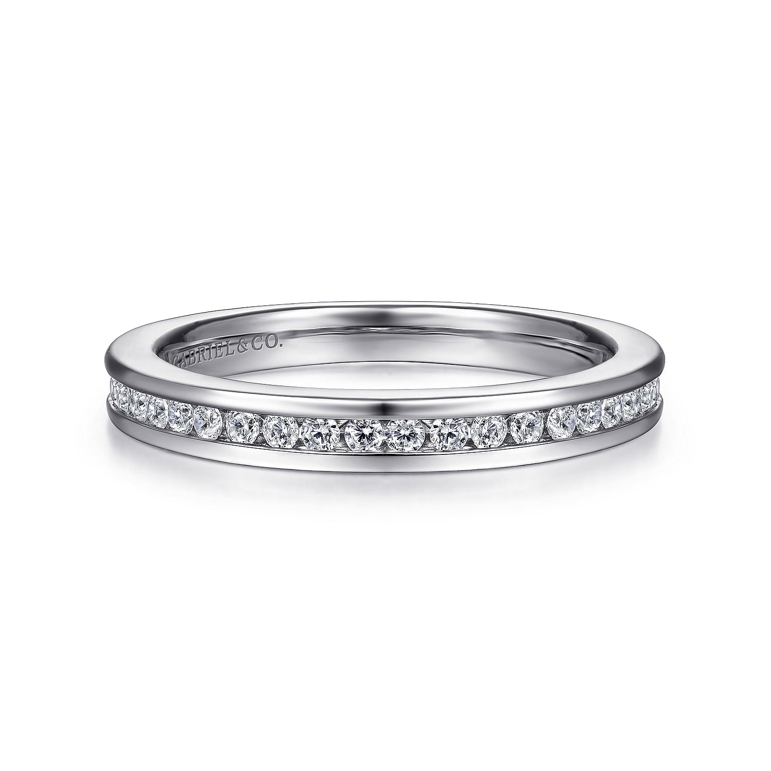 Channel Set Half Eternity Diamond Wedding Band Ring for Women - Perfect for Anniversary, Engagement, and Bridal Jewelry Gifts