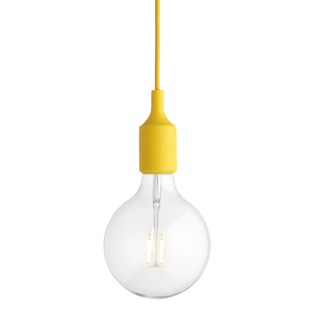 Modern E27 Pendant Light Fixture - Adjustable Hanging Lamp for Kitchen Island, Dining Room & Bedroom Lighting - Dimmable Edison Bulb Compatible