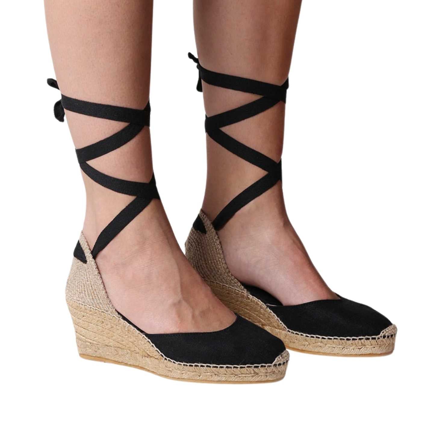 Women's Comfortable Basic Linen Wedge Espadrille Sandals - Breathable Summer Casual Shoes for Beach, Vacation & Everyday Wear