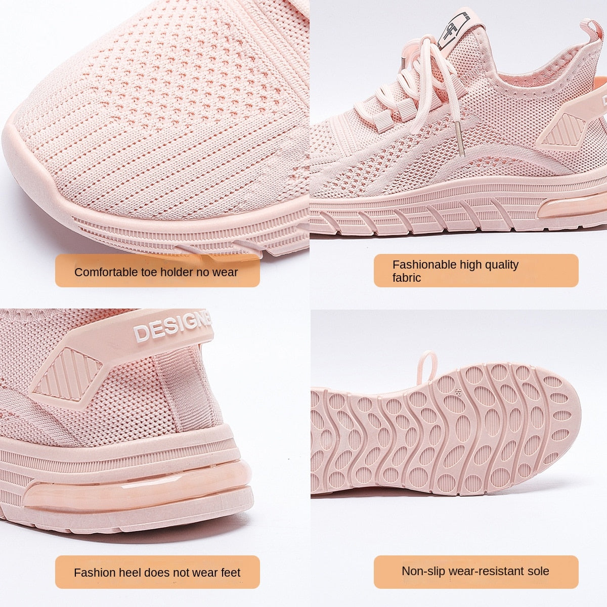 Breathable Women's Sports Casual Shoes - Lightweight Comfort for Running, Walking & Gym Workouts