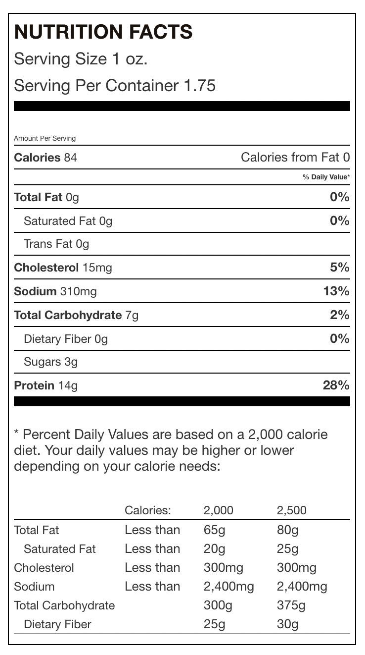 Premium Ostrich Jerky - All Natural Wild Game Meat Snack, High Protein, No Preservatives - Healthy Protein Snacks for Adults & Keto Diet - 1.75oz Pack - Perfect for Hiking, Camping & On-the-Go Nutrition