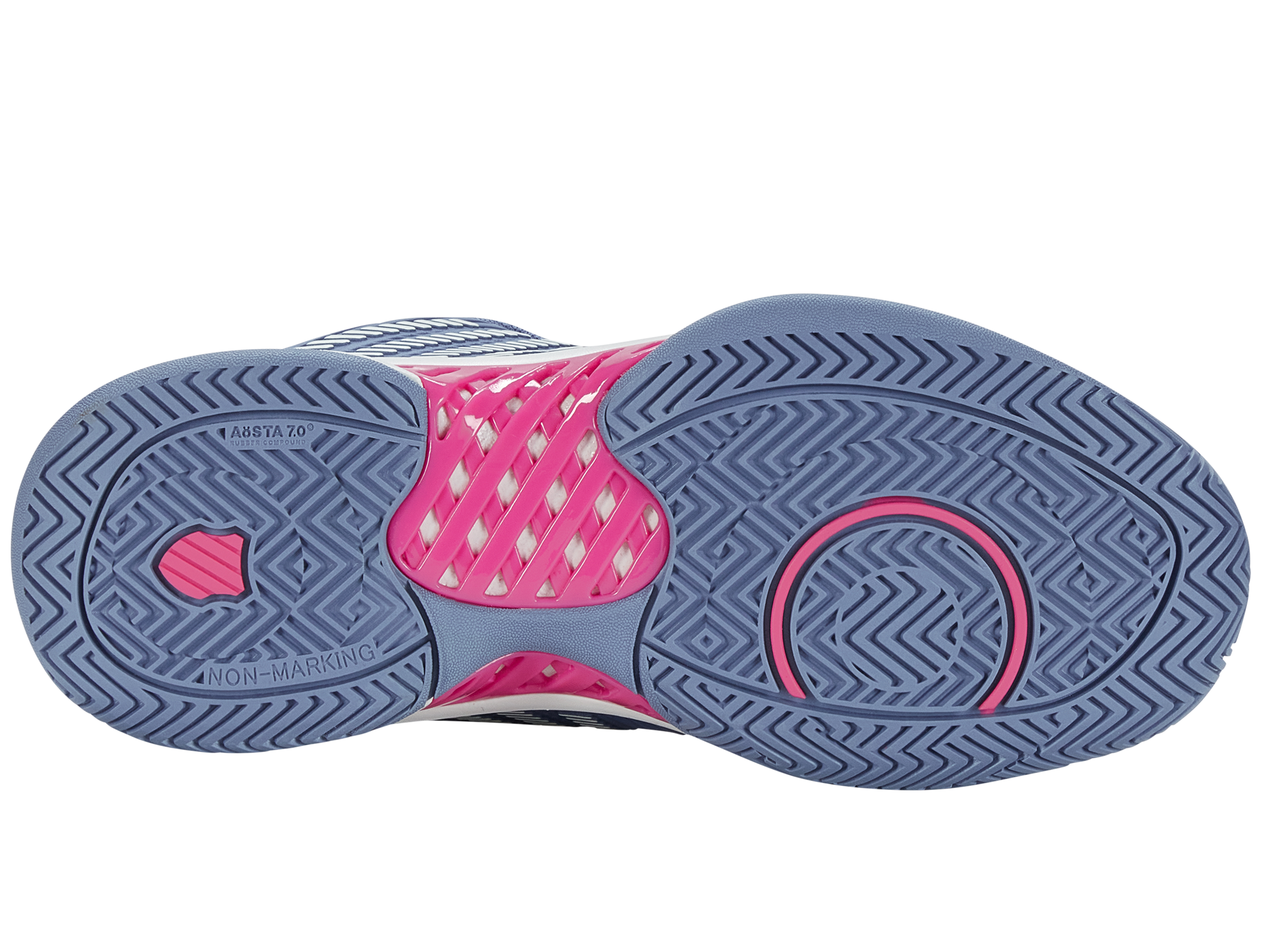 Hypercourt Express 2 Tennis Shoes - Infinity/Blue Blush/Carmine Rose Color | Lightweight & Durable for Women's Tennis & Casual Wear | Perfect for Court Play, Gym Workouts & Everyday Fashion