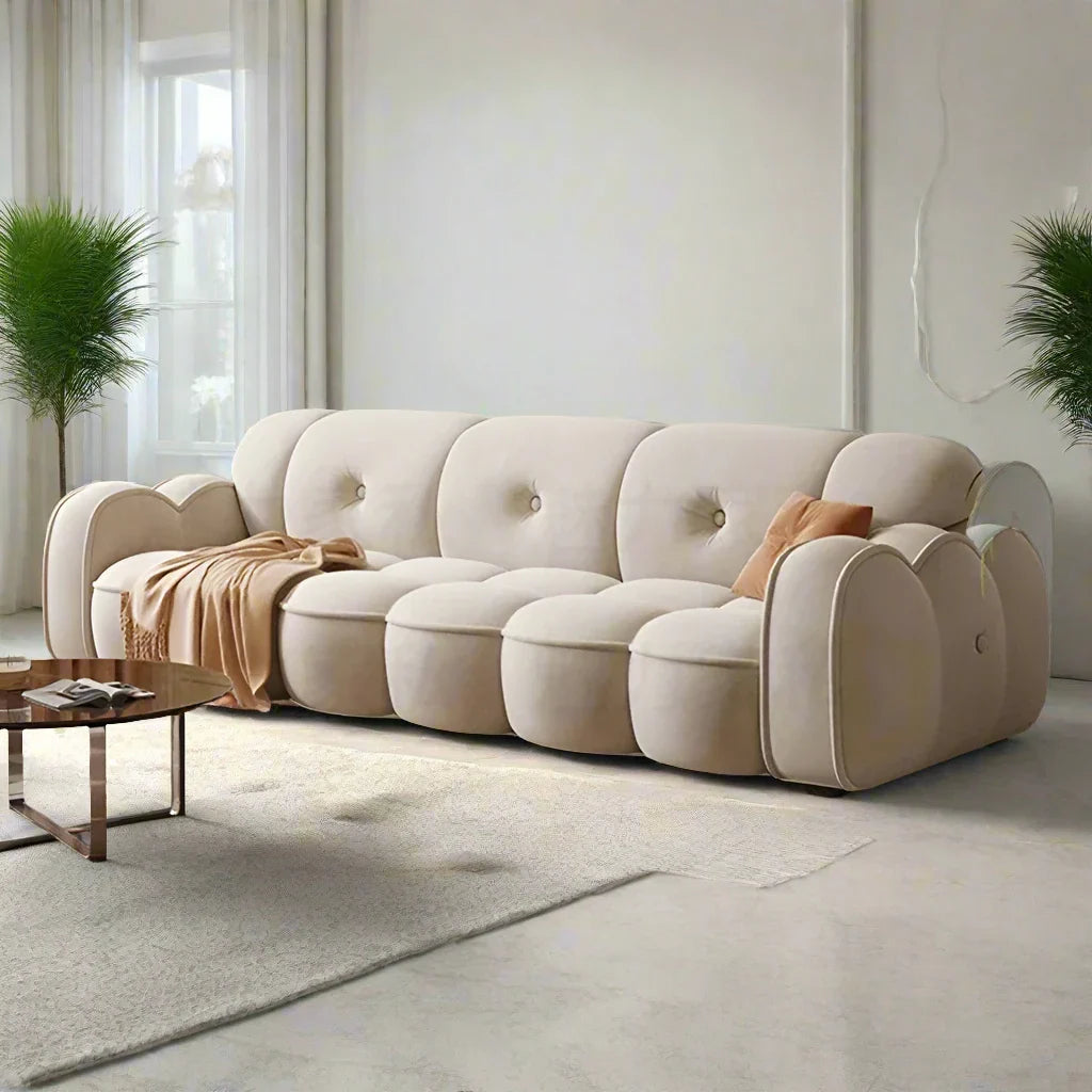 Minimalist Luxe Luxury Lazy Sofa Set - Modern Comfortable Lounge Furniture for Living Room, Bedroom & Apartment - Perfect for Relaxing, Reading & Entertaining