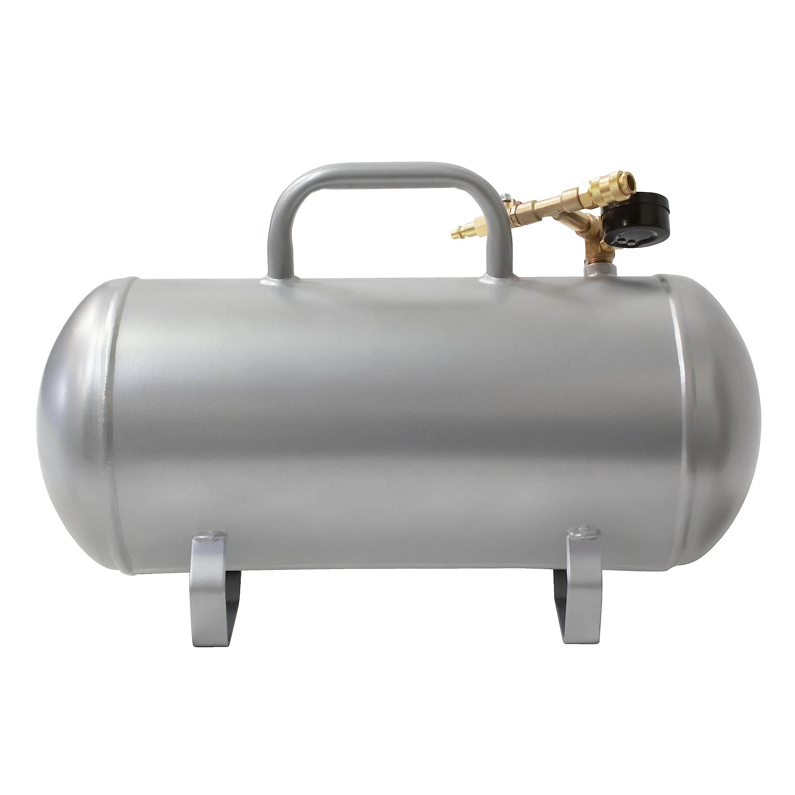 AUX05S Portable 5 Gallon Steel Air Tank - Compact & Durable for Car Tires, Bikes, Inflatables - Perfect for Roadside Emergencies, Camping & DIY Projects