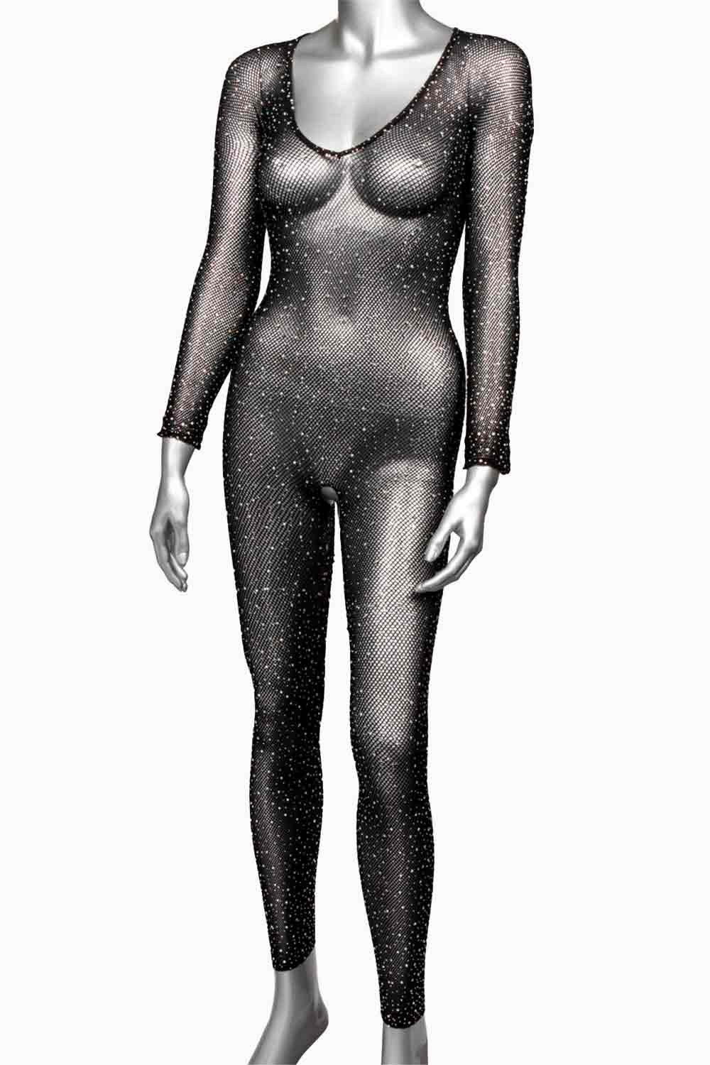 Full Body Mesh Suit - Breathable & Comfortable for Dance, Yoga, and Performance Wear