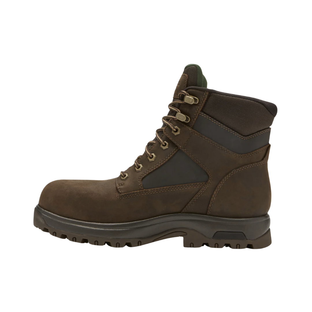 Men's 8000 Waterproof Work Boots - Safety Toe, Brown, 4E Wide Width - Ideal for Construction, Heavy Duty & Outdoor Work