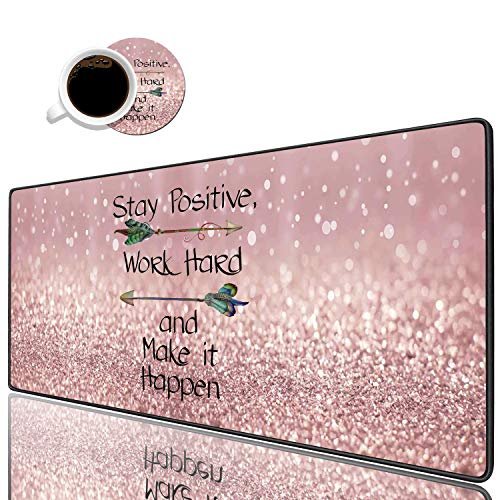 Inspirational Quote Stay Positive Work Hard and Make It Happen