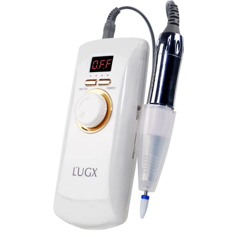 Professional Electric Nail Drill Kit for Manicure & Pedicure - Rechargeable Nail Art Machine with 6 Speeds & 30 Bits - Perfect for Home Salon, Nail Techs & DIY Beauty Care