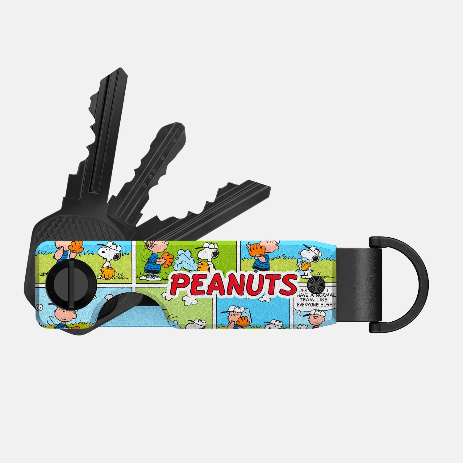 The Ridge KeyCase - Premium Peanuts The Sunday Strip Key Holder - Perfect for Home, Office, and Travel Organization